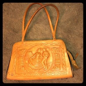 Vintage Hand Made Leather Mont Abur Bag